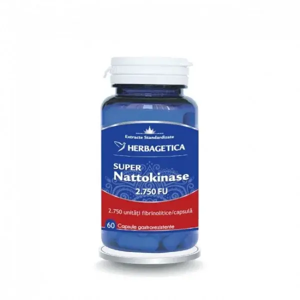 Herbagetica Super Nattokinase 2.750FU - 60 cps