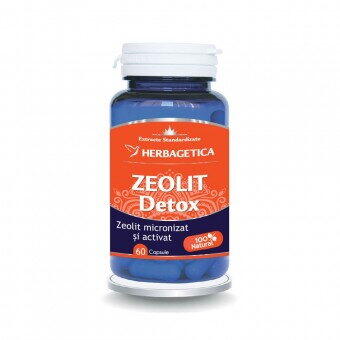 Zeolit Detox, 60 +60 capsule, Herbagetica