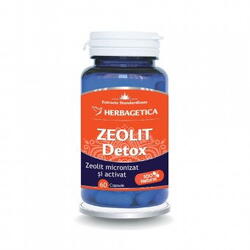 Zeolit Detox, 60 +60 capsule, Herbagetica