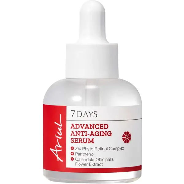 Serum cu complex de fito-retinol 3% si extract de galbenele 7 Days Advanced Anti-Aging, 20ml, Ariul