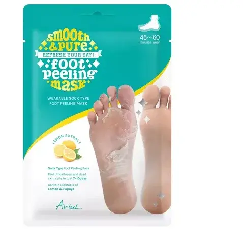 Șosete Exfoliante pentru Tălpi Smooth&Pure Walk Free, 1 pereche | Ariul