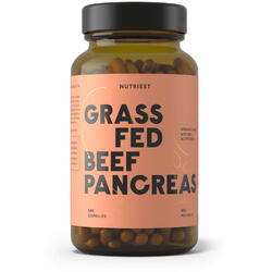 Grass Fed Beef Pancreas - cu rol in problemele digestive, ale intestinului si in alergiile alimentare, 240 cps