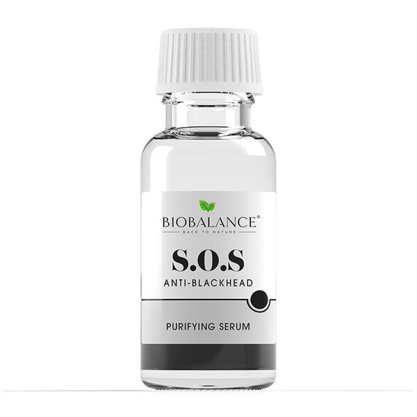 S.O.S Purifying Serum, Ser Purifiant Impotriva Punctelor Negre, Bio Balance, 20 ml