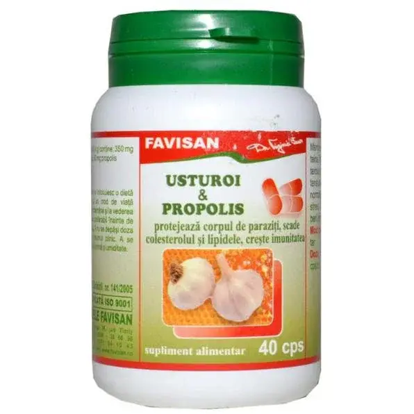 Favisan Usturoi si Propolis 40cps