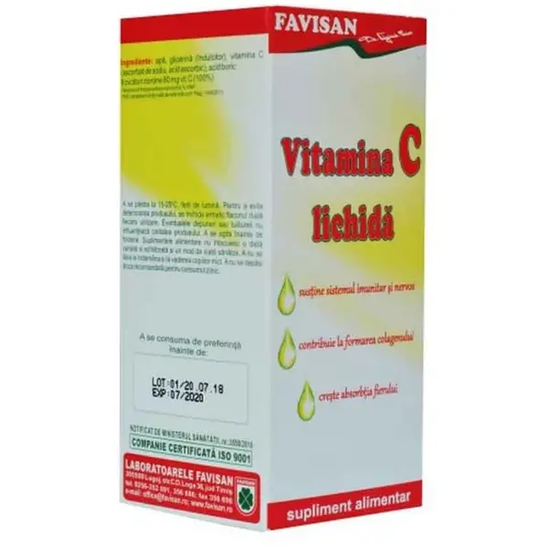 Favisan Vitamina C lichida 100ml