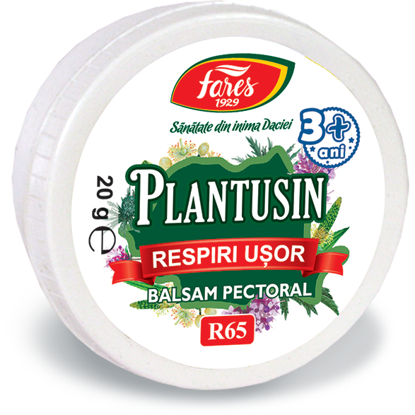 Fares Plantusin Respiri Usor, R65, balsam pectoral 20g