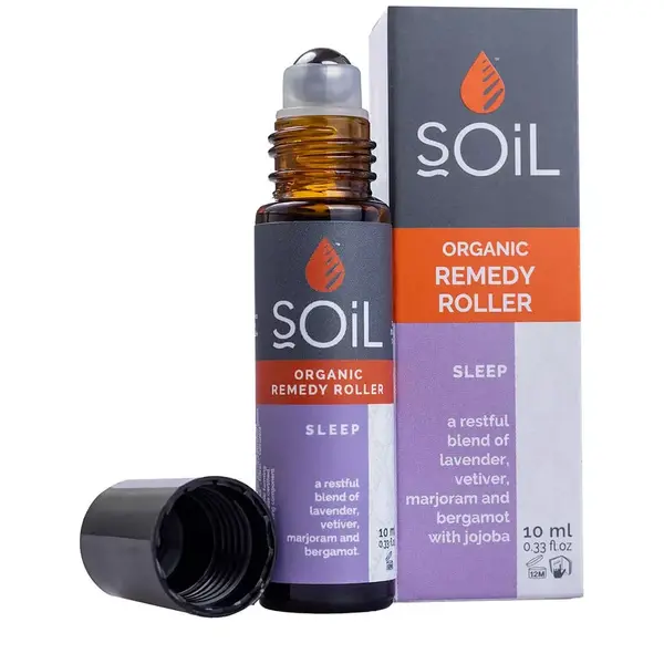 Organic India SOiL Roll-On Sleep cu Uleiuri Eseniale Pure Organice ECOCERT 10 ml  Somn calm NOU