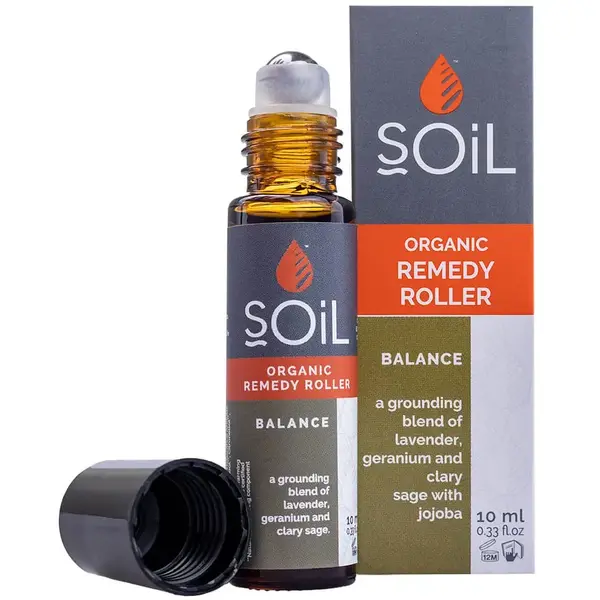 Organic India SOiL Roll-On Balance cu Uleiuri Eseniale Pure Organice ECOCERT 10 ml  Echilibru NOU