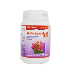 Trifoi rosu, 70 capsule, Favisan