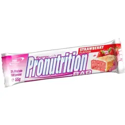 Baton proteic energizant cu aroma de capsuni, 55 g, Pro Nutrition