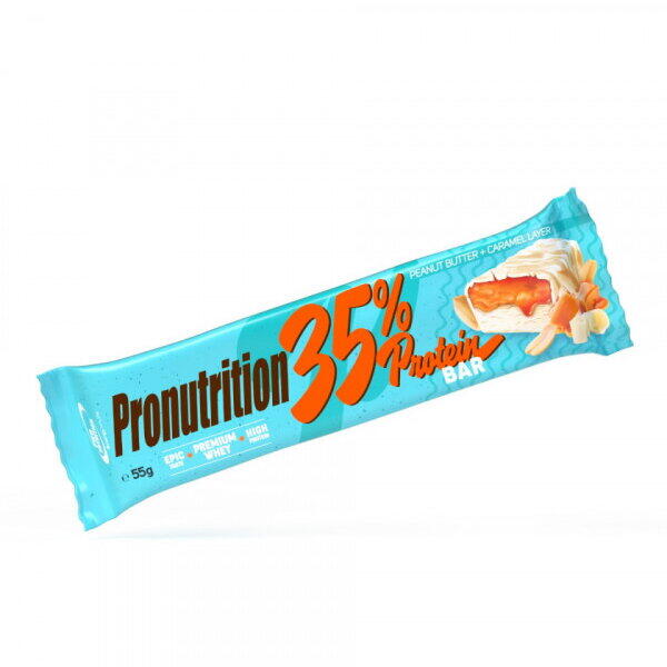 PRO NUTRITION Baton proteic unt de arahide&caramel 55gr