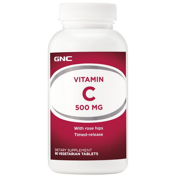 GNC Live Well Gnc Vitamina C 500 Cu Eliberare Prelungita, 90 Tb