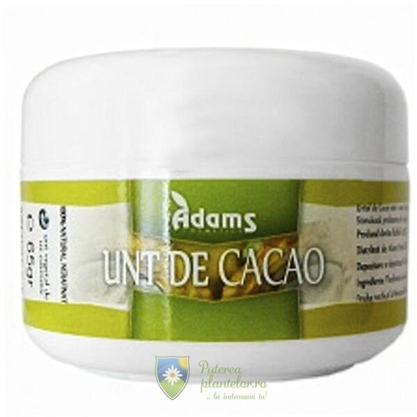 Adams Vision Unt de Cacao nerafinat 65 gr