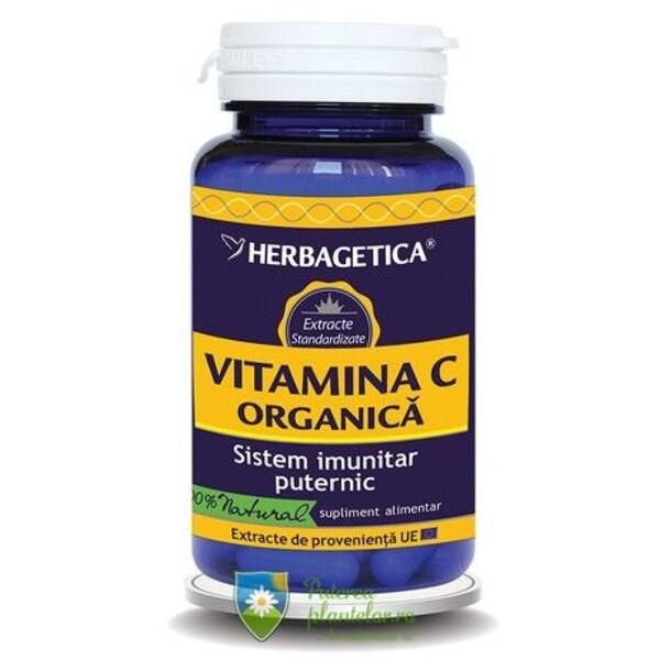 Herbagetica Vitamina C organica 60 capsule