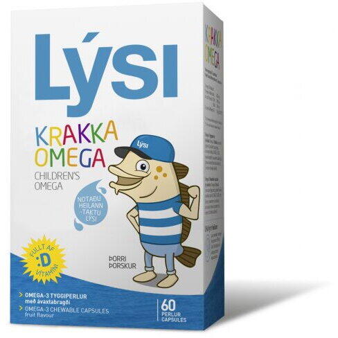 Omega-3 pentru copii Lysi 60 caps