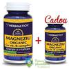 Herbagetica Magneziu Organic 60 cps+10 cps Cadou