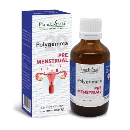 PlantExtrakt Polygemma 20, Premenstrual, 50 ml, Plant Extrakt