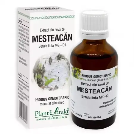 PlantExtrakt Extract din seva de Mesteacan, 50 ml, Plant Extrakt