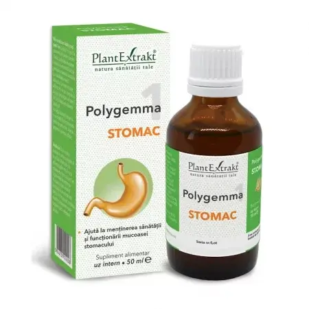 PlantExtrakt Polygemma 1, Stomac, 50 ml, Plant Extrakt