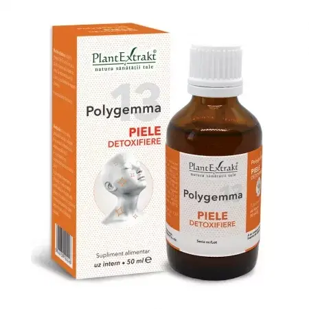 PlantExtrakt Polygemma 13 Piele detoxifiere, 50 ml, Plant Extrakt