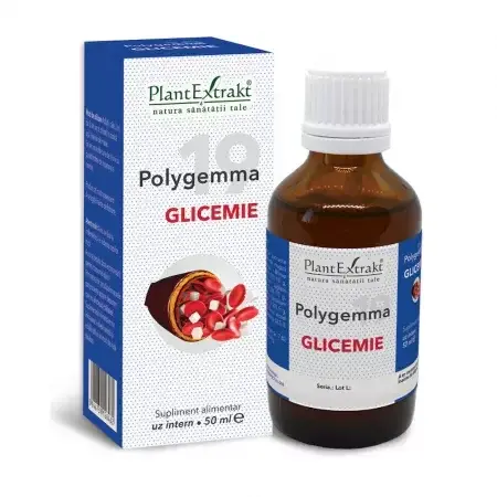 PlantExtrakt Polygemma 19 Glicemie, 50 ml, Plant Extrakt