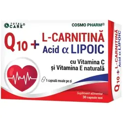 Cosmo Pharm Q10 + L-carnitina si Acid alfa lipoic 30 capsule
