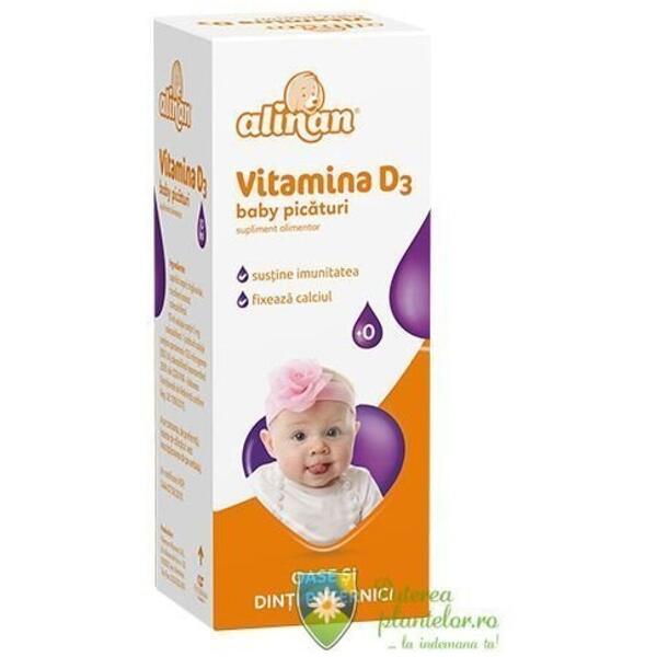 Fiterman Alinan Vitamina D3 baby picaturi 10 ml