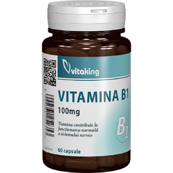 Vitaking Vitamina B1 (tiamina) 100mg 60 capsule