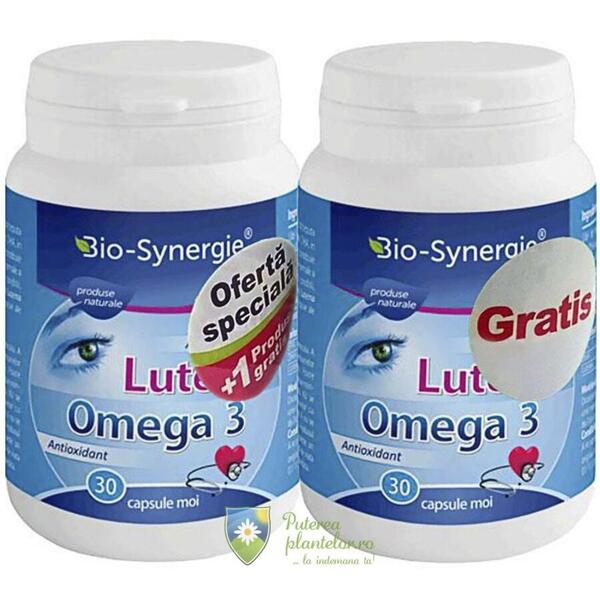 Bio Synergie Luteina Omega 30 capsule 1+1 Cadou