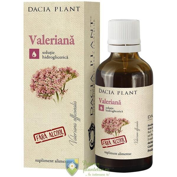 Dacia Plant Tinctura de Valeriana fara alcool 50 ml