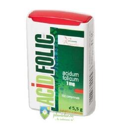 Acid folic 1mg 100 comprimate
