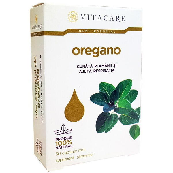Vitacare Ulei esential de Oregano 30 capsule
