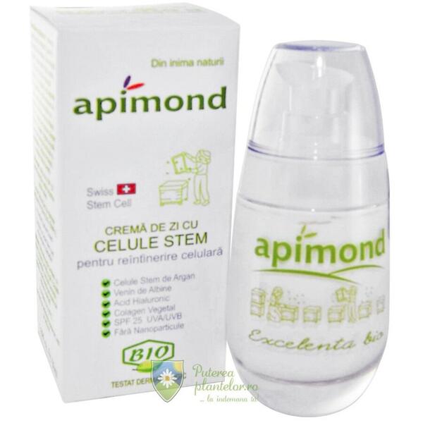 Apimond Crema de zi cu celule stem Bio SPF25 antirid 50 ml