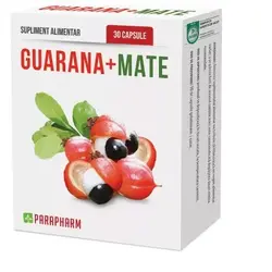 Guarana si mate 30 capsule