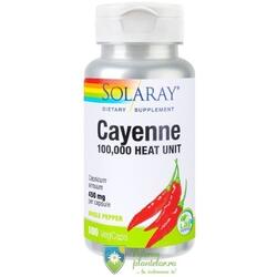 Cayenne (Ardei iute) 450mg 100 capsule