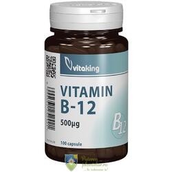 Vitamina B12 (cianocobalamina) 500mcg 100 capsule