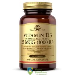 Vitamina D3 1000IU 100 capsule
