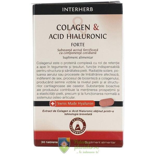 Interherb - Casa Herba Colagen si acid hialuronic Forte 30 capsule