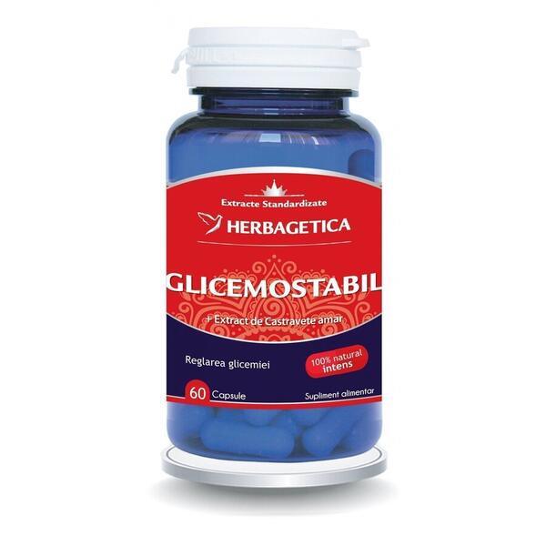 Herbagetica Glicemostabil 60 capsule