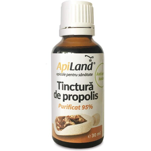 Apiland Tinctura de propolis purificat 95% 30 ml