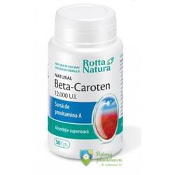 Beta caroten natural 12.000UI 30 capsule