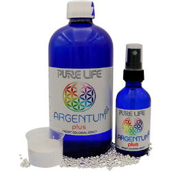 Argint Coloidal 10ppm Argentum+ Plus Pure Life 480 ml