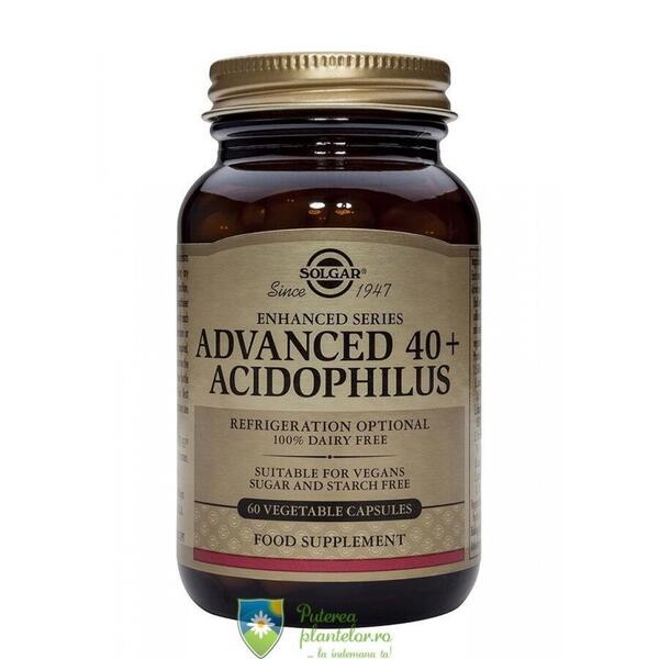 Solgar Advanced 40+ Acidophilus 60 capsule vegetale