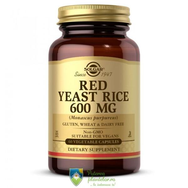Solgar Red Yeast Rice 60 capsule