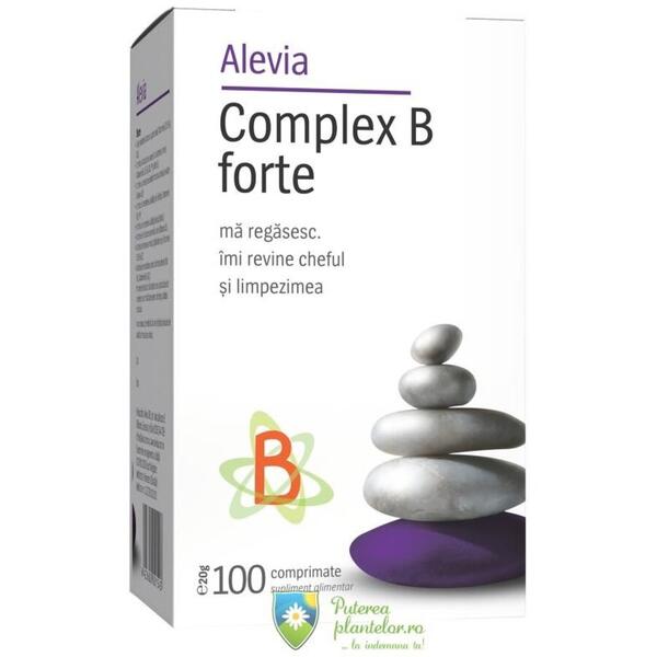Alevia Complex B Forte 100 comprimate