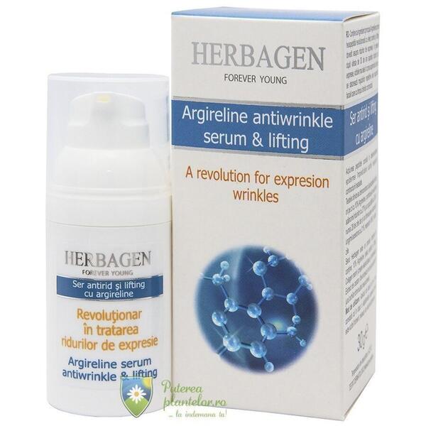 Herbagen Ser antirid si lifting cu Argireline 30 gr
