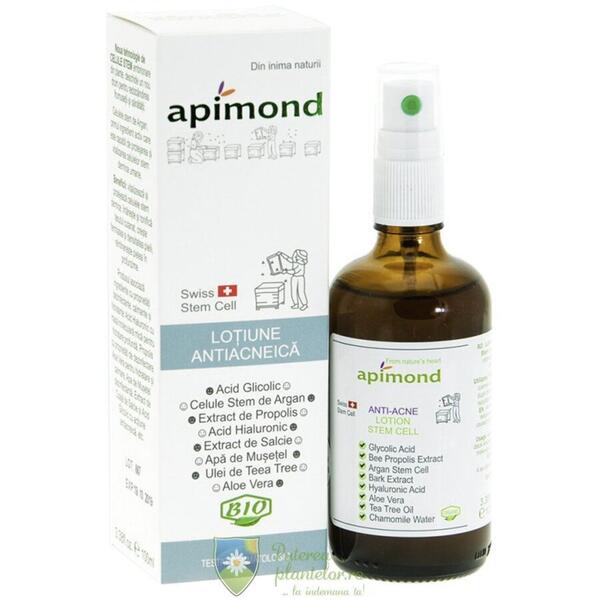 Apimond Lotiune antiacneica cu celule stem Bio 100 ml