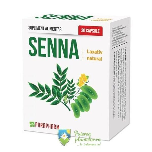 Parapharm Senna laxativ natural 30 capsule