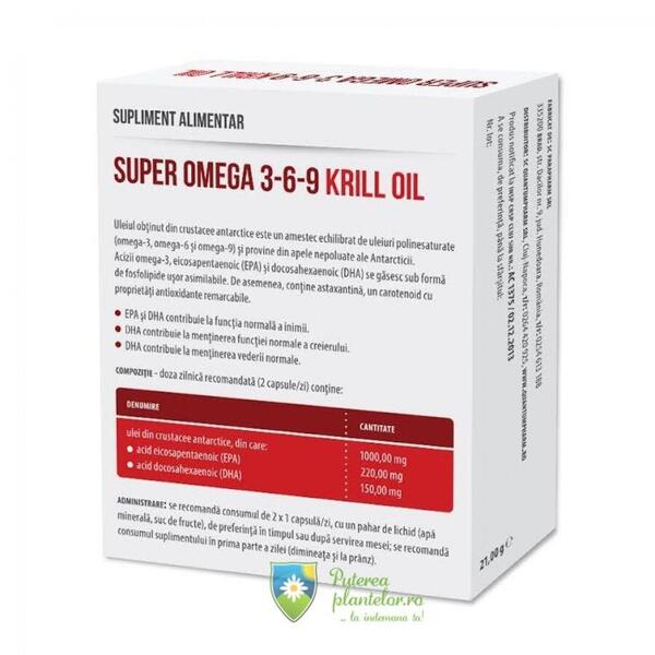 Parapharm Super Omega 3 6 9 Krill Oil 30 capsule