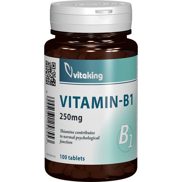 Vitaking Vitamina B1 (tiamina) 250mg 100 comprimate